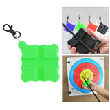 Maxbell Archery Arrow Puller Silicone Gripper Belt Clip Target Protector Hand Tool Green - Aladdin Shoppers