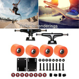 Maxbell Maxbell Solid Skateboard Truck 5'' Wheel Wrench Repairing tools Spacer orange
