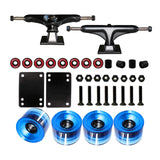 Maxbell Maxbell Solid Skateboard Truck 5'' Wheel Wrench Repairing tools Spacer clear blue