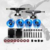 Maxbell Maxbell Solid Skateboard Truck 5'' Wheel Wrench Repairing tools Spacer clear blue