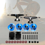 Maxbell Maxbell Solid Skateboard Truck 5'' Wheel Wrench Repairing tools Spacer clear blue