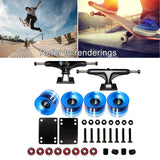 Maxbell Maxbell Solid Skateboard Truck 5'' Wheel Wrench Repairing tools Spacer clear blue