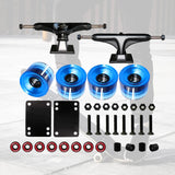Maxbell Maxbell Solid Skateboard Truck 5'' Wheel Wrench Repairing tools Spacer clear blue