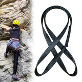 Maxbell Maxbell 18mm Climbing Sling Runner for Downhill Hammock Rock Climbing 130cm Black