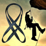 Maxbell Maxbell 18mm Climbing Sling Runner for Downhill Hammock Rock Climbing 130cm Black
