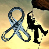 Maxbell Maxbell 18mm Climbing Sling Runner for Downhill Hammock Rock Climbing 180cm Silver