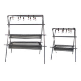 Maxbell Maxbell Folding Camping Hanging Rack Aluminum Alloy Tools for Cooking Three layers