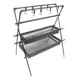 Maxbell Folding Camping Hanging Rack Aluminum Alloy Tools for Cooking Three layers - Aladdin Shoppers