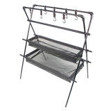 Maxbell Folding Camping Hanging Rack Aluminum Alloy Tools for Cooking Three layers - Aladdin Shoppers