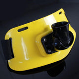Maxbell Fishing Waist Rod Holder ABS Plastic Seawater Tackle Padded Yellow and Black - Aladdin Shoppers