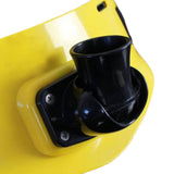 Maxbell Fishing Waist Rod Holder ABS Plastic Seawater Tackle Padded Yellow and Black - Aladdin Shoppers