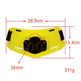Maxbell Fishing Waist Rod Holder ABS Plastic Seawater Tackle Padded Yellow and Black - Aladdin Shoppers