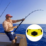 Maxbell Fishing Waist Rod Holder ABS Plastic Seawater Tackle Padded Yellow and Black - Aladdin Shoppers