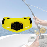 Maxbell Fishing Waist Rod Holder ABS Plastic Seawater Tackle Padded Yellow and Black - Aladdin Shoppers