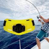 Maxbell Fishing Waist Rod Holder ABS Plastic Seawater Tackle Padded Yellow and Black - Aladdin Shoppers