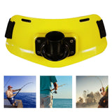 Maxbell Fishing Waist Rod Holder ABS Plastic Seawater Tackle Padded Yellow and Black - Aladdin Shoppers