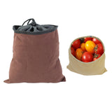 Maxbell Foraging Pouch Gathering Waist Bag Bushcraft Haversack Pack Brown - Aladdin Shoppers