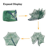 Maxbell Collapsible Fishing Net convenient for Traveling Adults Fishing Lovers 12 Holes - Aladdin Shoppers