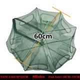 Maxbell Collapsible Fishing Net convenient for Traveling Adults Fishing Lovers 8 Holes Large - Aladdin Shoppers