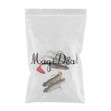 Maxbell 5Pcs Fishing Lures Surface Topwater Bait Soft Baits for Freshwater Bass - Aladdin Shoppers