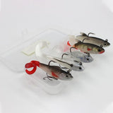 Maxbell 5Pcs Fishing Lures Surface Topwater Bait Soft Baits for Freshwater Bass - Aladdin Shoppers