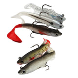 Maxbell 5Pcs Fishing Lures Surface Topwater Bait Soft Baits for Freshwater Bass - Aladdin Shoppers
