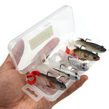 Maxbell 5Pcs Fishing Lures Surface Topwater Bait Soft Baits for Freshwater Bass - Aladdin Shoppers