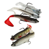 Maxbell 5Pcs Fishing Lures Surface Topwater Bait Soft Baits for Freshwater Bass - Aladdin Shoppers
