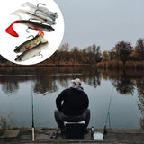 Maxbell 5Pcs Fishing Lures Surface Topwater Bait Soft Baits for Freshwater Bass - Aladdin Shoppers