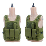 Maxbell Tactical Vest Plate Carrier Assault Gear Jacket for Men Women Outdoor Army Green - Aladdin Shoppers