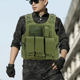 Maxbell Tactical Vest Plate Carrier Assault Gear Jacket for Men Women Outdoor Army Green - Aladdin Shoppers