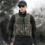 Maxbell Tactical Vest Plate Carrier Assault Gear Jacket for Men Women Outdoor Jungle Digital - Aladdin Shoppers