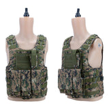 Maxbell Tactical Vest Plate Carrier Assault Gear Jacket for Men Women Outdoor Jungle Digital - Aladdin Shoppers