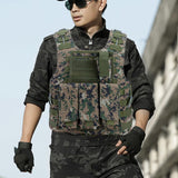 Maxbell Tactical Vest Plate Carrier Assault Gear Jacket for Men Women Outdoor Jungle Digital - Aladdin Shoppers