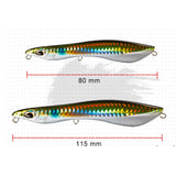 Maxbell Minnow Fishing Bait Hard Lures Crankbait Bass Tackle Wobbler 003 115mm15.2g - Aladdin Shoppers