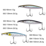 Maxbell Sea Fishing Lure Popper Crankbait Tackle Minnow Life-Like Swimbait 002 90mm - Aladdin Shoppers