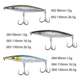 Maxbell Sea Fishing Lure Popper Crankbait Tackle Minnow Life-Like Swimbait 002 90mm - Aladdin Shoppers