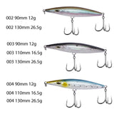 Maxbell Sea Fishing Lure Popper Crankbait Tackle Minnow Life-Like Swimbait 002 90mm - Aladdin Shoppers