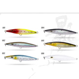 Maxbell Sea Fishing Lure Popper Crankbait Tackle Minnow Life-Like Swimbait 002 90mm - Aladdin Shoppers