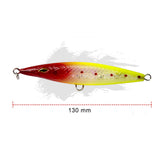 Maxbell Sea Fishing Lure Popper Crankbait Tackle Minnow Life-Like Swimbait 004 90mm - Aladdin Shoppers