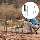Maxbell Portable Camping Hanging Rack with Storage Pouch for Backyard Garden Camping Small - Aladdin Shoppers