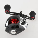 Maxbell Maxbell Baitcasting Fishing Reel 7.3:1 High Gear Ratio RH or LH Saltwater Baitcaster Black Left