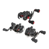 Maxbell Maxbell Baitcasting Fishing Reel 7.3:1 High Gear Ratio RH or LH Saltwater Baitcaster Black Left