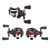 Maxbell Maxbell Baitcasting Fishing Reel 7.3:1 High Gear Ratio RH or LH Saltwater Baitcaster Black Left