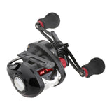 Maxbell Maxbell Baitcasting Fishing Reel 7.3:1 High Gear Ratio RH or LH Saltwater Baitcaster Black Left