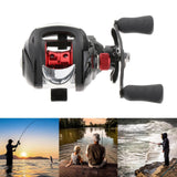 Maxbell Baitcasting Fishing Reel 7.3:1 High Gear Ratio RH or LH Saltwater Baitcaster Plastic Right - Aladdin Shoppers