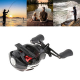 Maxbell Baitcasting Fishing Reel 7.3:1 High Gear Ratio RH or LH Saltwater Baitcaster Plastic Right - Aladdin Shoppers