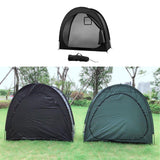 Maxbell Maxbell Shed Bike Cave Tidy Tent Bicycle Storage Cover Outdoor Shelter Travel Black