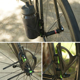 Maxbell Maxbell Folding Bicycle Frame Water Bottle Expansion Rack Hole Mounting Seat Bracket Black