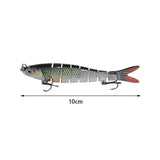 Maxbell 1pcJointed Fishing Lures Wobblers Hard Bait Realistic Crankbait 10cm 01 - Aladdin Shoppers